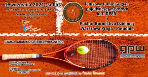 2021-09-18 OPEN singiel o puchar burmistrza